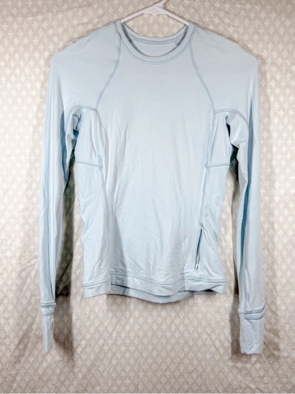Lululemon Light Blue It’s Rulu‎ Run Long Sleeve Top